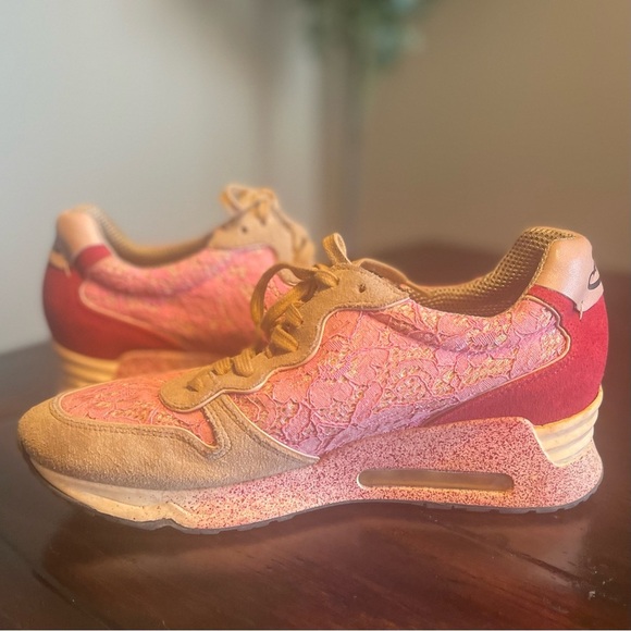 ASH Pink Lace Sneakers - Picture 3 of 10